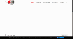 Desktop Screenshot of fondazionecrvercelli.it