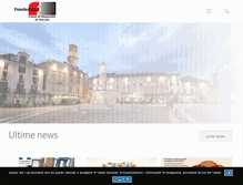 Tablet Screenshot of fondazionecrvercelli.it